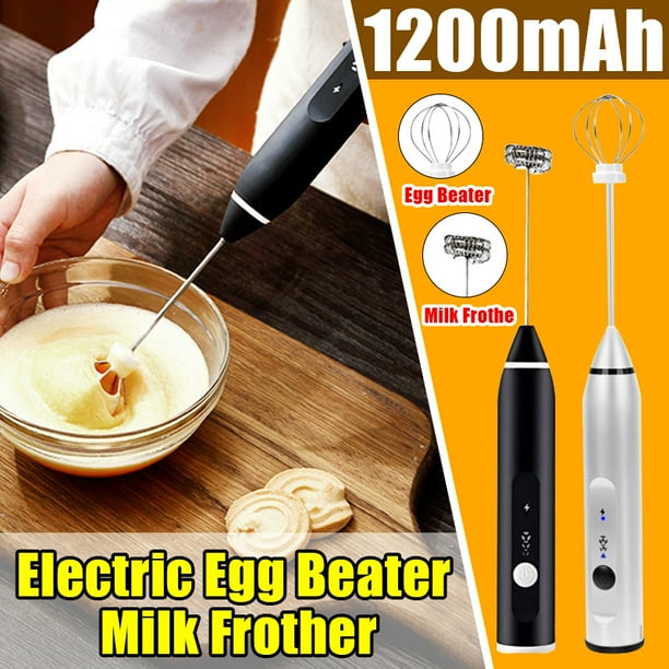 2021 Electric Milk Frother Drink Foamer Whisk Mixer Stirrer Coffee Egg beater/_CA